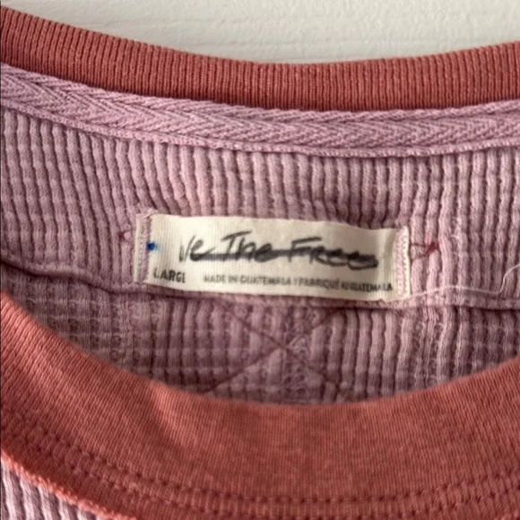 We The Free by Free People Jason Ringer Tee in Pink - Picture 3 of 4